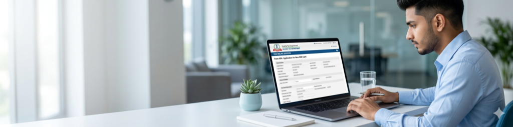 PAN card online application process India step by step