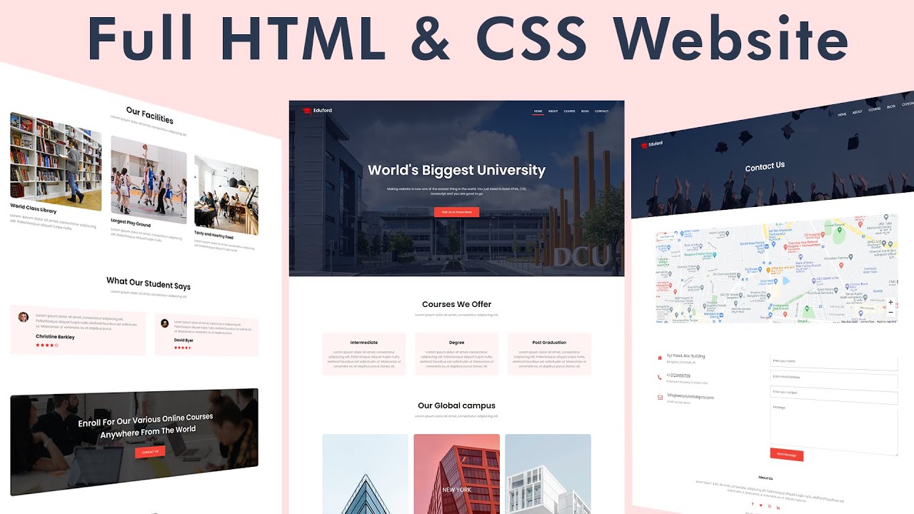 HTML & CSS Development